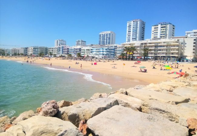 Apartamento em Quarteira - T1 Torre20 14D VISTA  MAR FANTÁSTICA 80M PRAIA 4 P