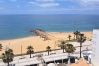 Apartamento em Quarteira - T1 Vista Mar Deslumbrante Atlantida A/C e garagem