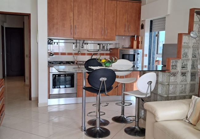 Apartamento em Quarteira - T1 São Brás-7º vista mar