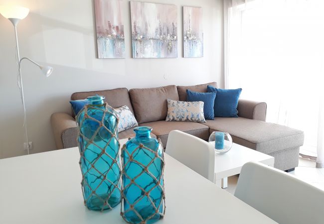 Appartement à Quarteira - T1 Praiamar FRENTE MAR A/C ESTACIONAMENTO WIFI