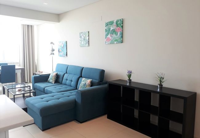 Appartement à Quarteira - T1 CONFORTO E VISTA MAR A/C 80M PRAIA-16B& WIFI